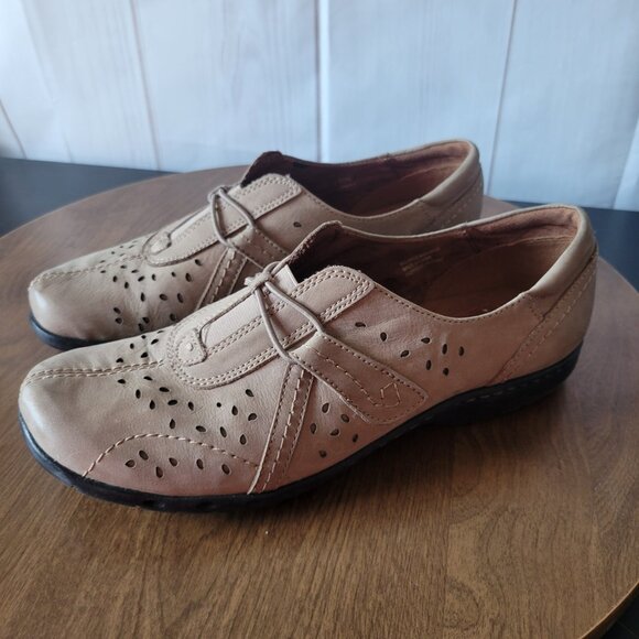 Cobb Hill by New Balance Leather Women’s Sz 10 Slip-on Shoe, Tan, Like New, EUC - Picture 4 of 11